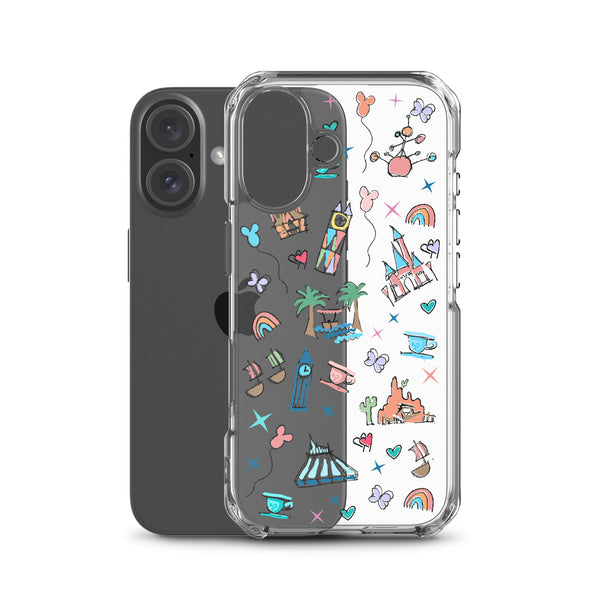 Disneyland iPhone Case California Dreamin'  Disney Inspired Icon iPhone Case