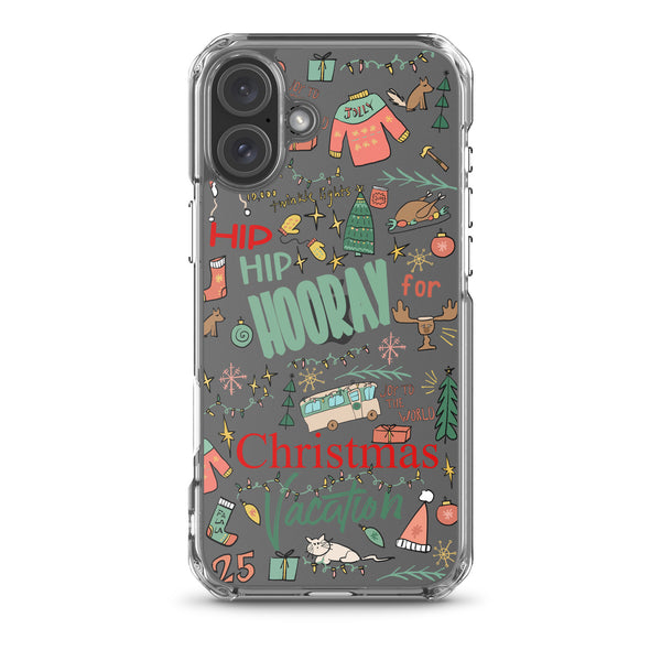 Christmas Vacation iPhone Case Hip Hip Hooray for Christmas Vacation Griswold Family Christmas iPhone Case