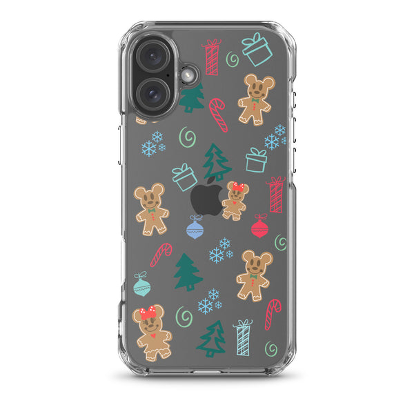 Gingerbread Mickey Holiday Christmas iPhone Case