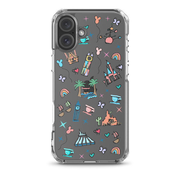 Disneyland iPhone Case California Dreamin'  Disney Inspired Icon iPhone Case