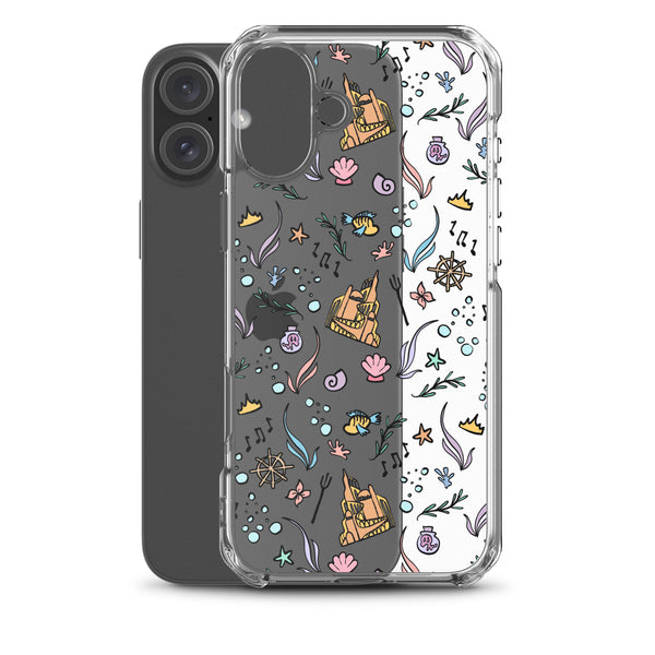 Little Mermaid Phone Case Disney iPhone Mermaid Castle Flounder Seashell iPhone Case