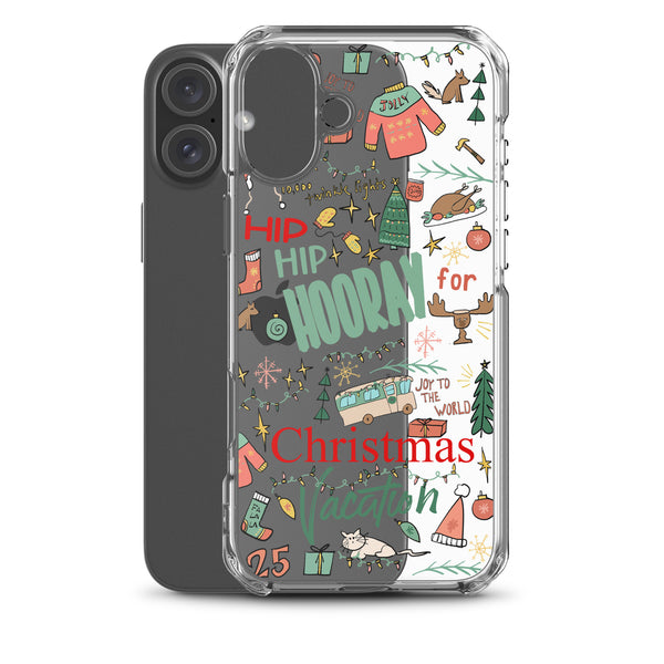 Christmas Vacation iPhone Case Hip Hip Hooray for Christmas Vacation Griswold Family Christmas iPhone Case