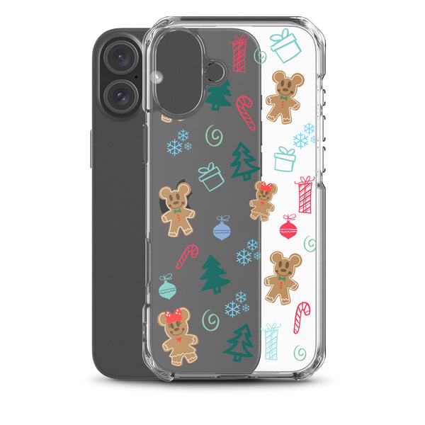 Gingerbread Mickey Holiday Christmas iPhone Case