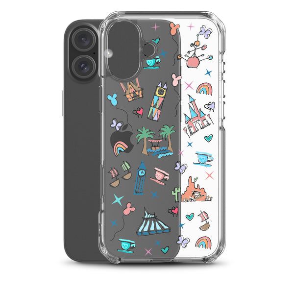 Disneyland iPhone Case California Dreamin'  Disney Inspired Icon iPhone Case