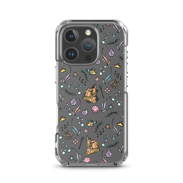 Little Mermaid Phone Case Disney iPhone Mermaid Castle Flounder Seashell iPhone Case