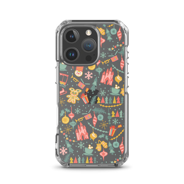 Disney Christmas List iPhone Case Disney Phone Case Disney at Christmas iPhone Case