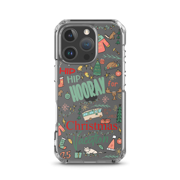 Christmas Vacation iPhone Case Hip Hip Hooray for Christmas Vacation Griswold Family Christmas iPhone Case