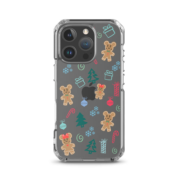 Gingerbread Mickey Holiday Christmas iPhone Case