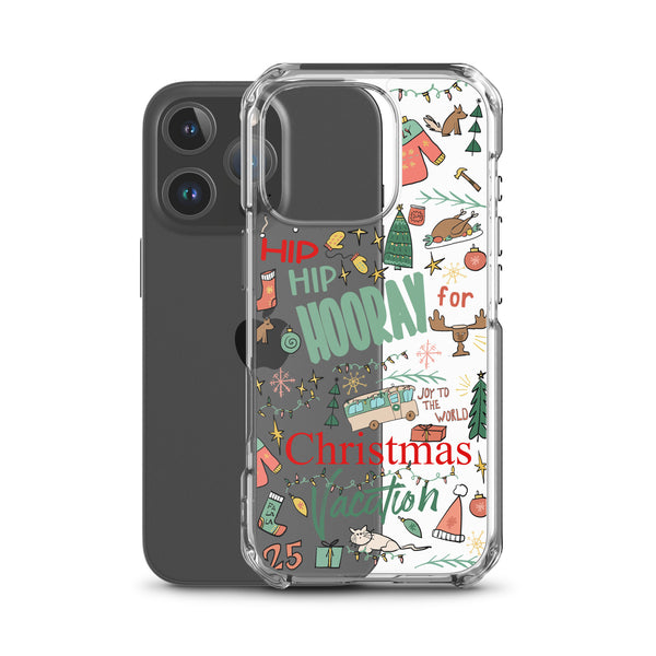 Christmas Vacation iPhone Case Hip Hip Hooray for Christmas Vacation Griswold Family Christmas iPhone Case