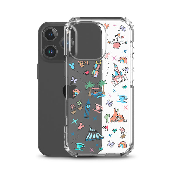 Disneyland iPhone Case California Dreamin'  Disney Inspired Icon iPhone Case