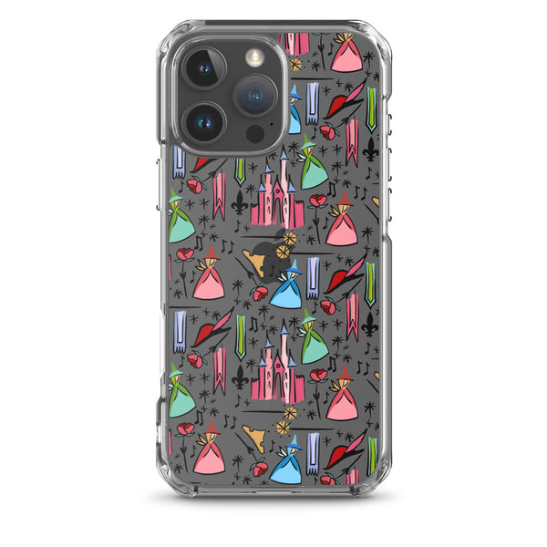 Sleeping Beauty iPhone Case Princess Aurora Good Fairies Castle Disney iPhone Case