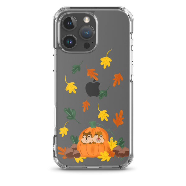 Chip and Dale Fall Pumpkin Disney Halloween  iPhone Case