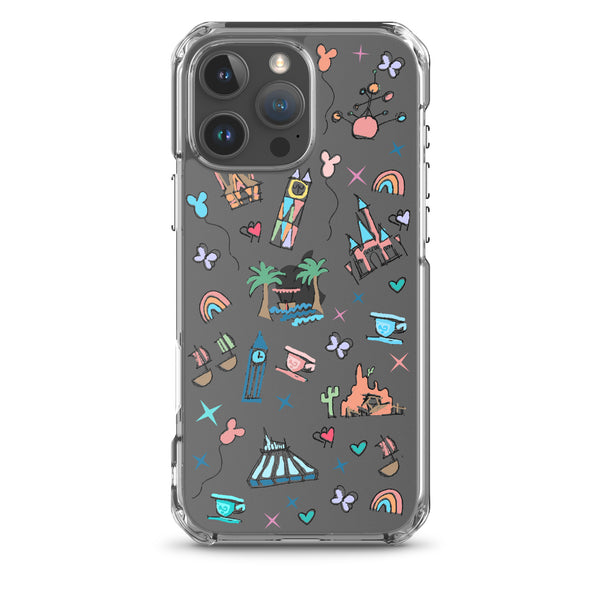 Disneyland iPhone Case California Dreamin'  Disney Inspired Icon iPhone Case