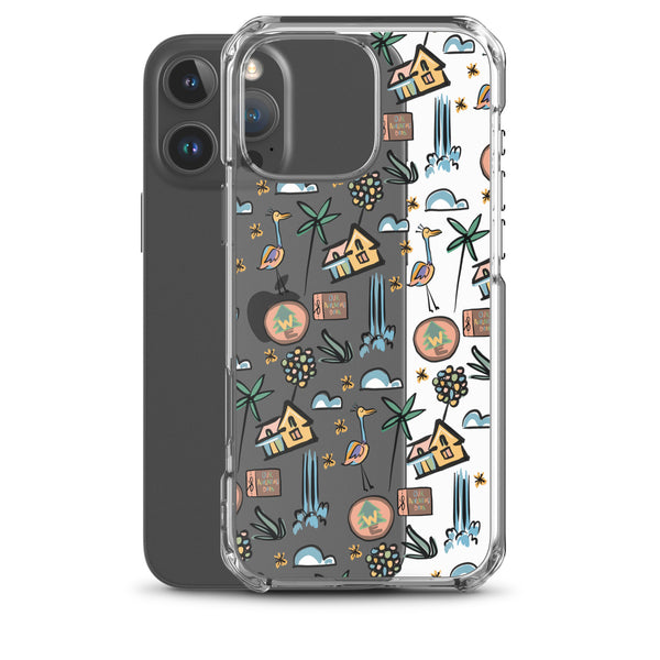 UP Paradise Falls iPhone Case UP! House with Balloons, Kevin and Wilderness Explorers iPhone Case