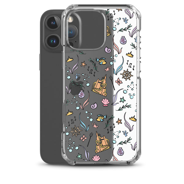 Little Mermaid Phone Case Disney iPhone Mermaid Castle Flounder Seashell iPhone Case