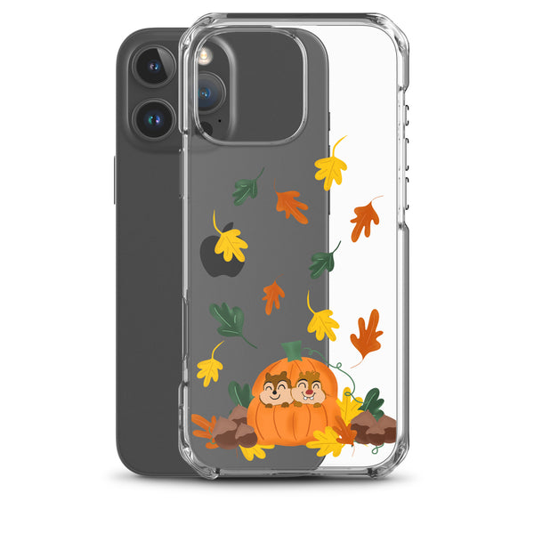 Chip and Dale Fall Pumpkin Disney Halloween  iPhone Case