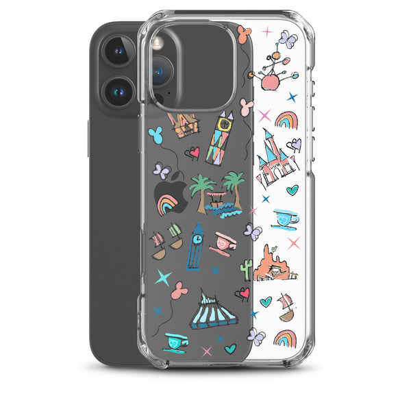 Disneyland iPhone Case California Dreamin'  Disney Inspired Icon iPhone Case