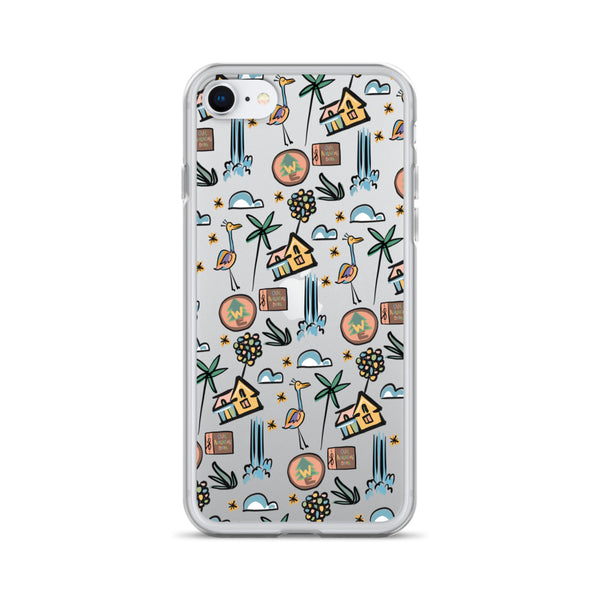 UP Paradise Falls iPhone Case UP! House with Balloons, Kevin and Wilderness Explorers iPhone Case