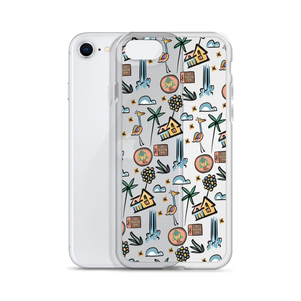 UP Paradise Falls iPhone Case UP! House with Balloons, Kevin and Wilderness Explorers iPhone Case