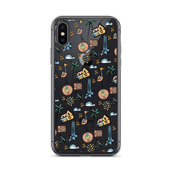 UP Paradise Falls iPhone Case UP! House with Balloons, Kevin and Wilderness Explorers iPhone Case