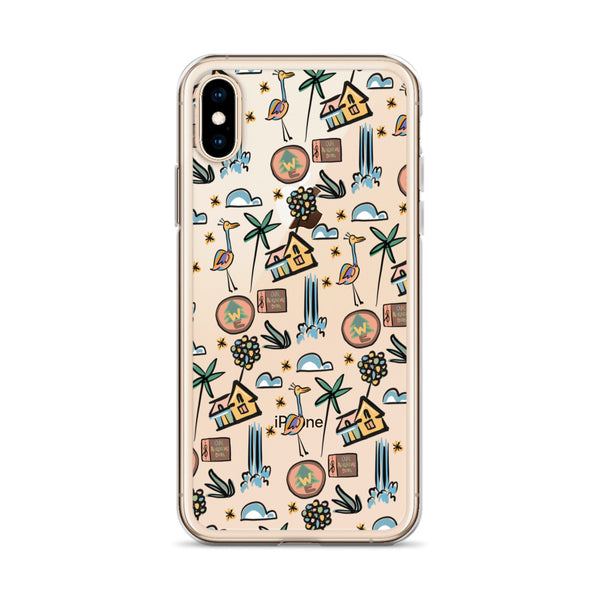 UP Paradise Falls iPhone Case UP! House with Balloons, Kevin and Wilderness Explorers iPhone Case