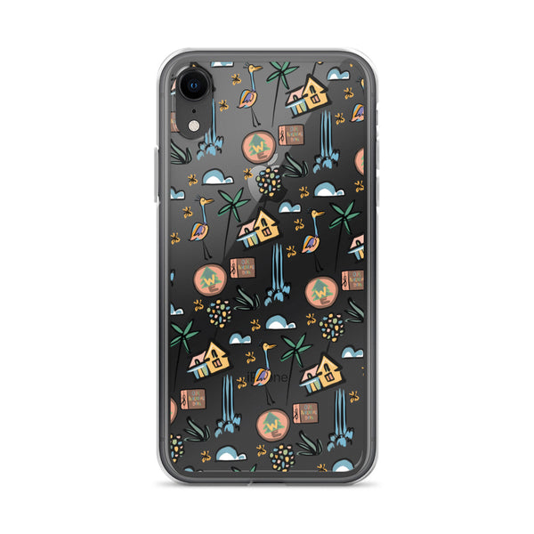 UP Paradise Falls iPhone Case UP! House with Balloons, Kevin and Wilderness Explorers iPhone Case