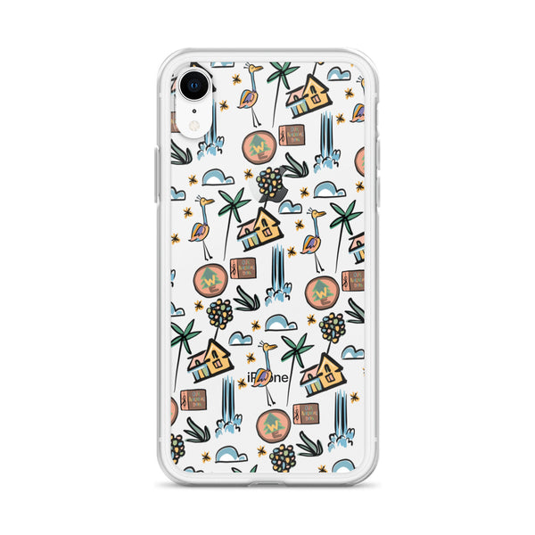 UP Paradise Falls iPhone Case UP! House with Balloons, Kevin and Wilderness Explorers iPhone Case