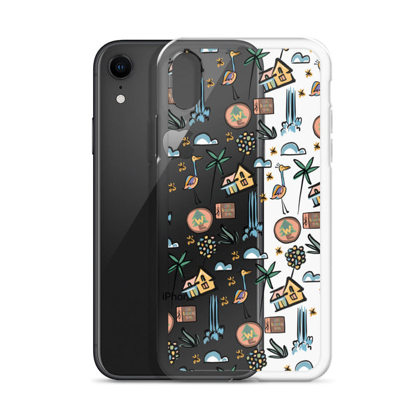 UP Paradise Falls iPhone Case UP! House with Balloons, Kevin and Wilderness Explorers iPhone Case