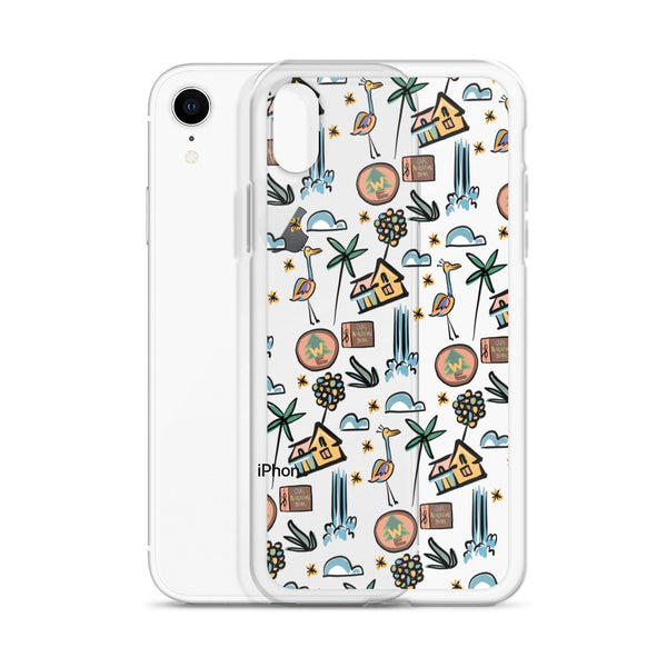 UP Paradise Falls iPhone Case UP! House with Balloons, Kevin and Wilderness Explorers iPhone Case