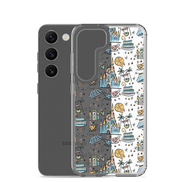 Disney Best Day Ever Disney Samsung Case Disney Parks Phone Case Castle Teacups Small World Samsung Case