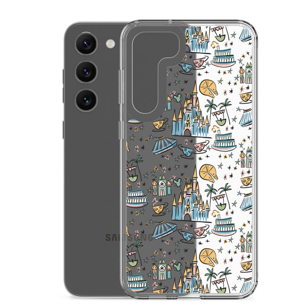 Disney Best Day Ever Disney Samsung Case Disney Parks Phone Case Castle Teacups Small World Samsung Case