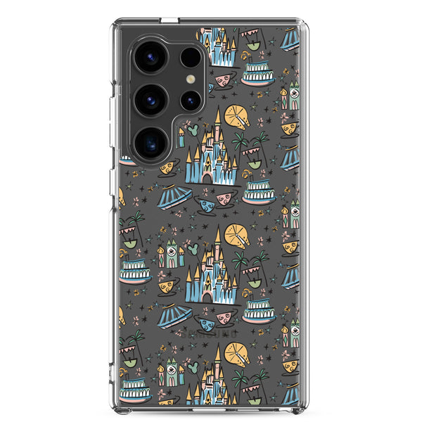 Disney Best Day Ever Disney Samsung Case Disney Parks Phone Case Castle Teacups Small World Samsung Case