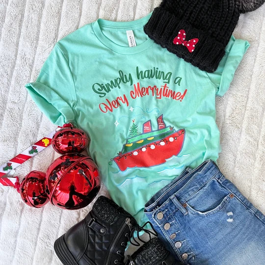 Very Merrytime T-Shirt Disney Cruise DCL Disney Christmas  Cruise Unisex T-Shirt