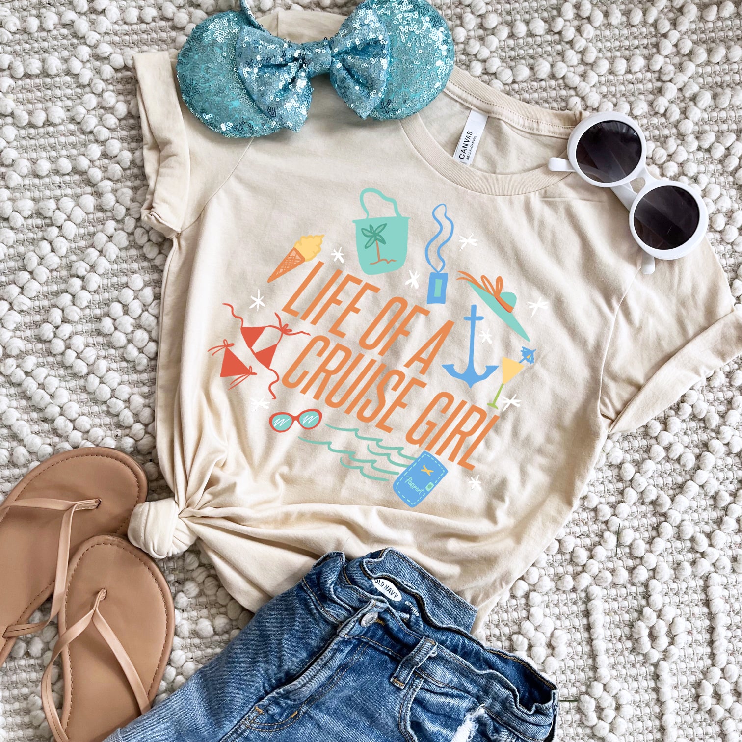 Life of a Cruise Girl T-Shirt Disney Cruise Disney Girl T-Shirt