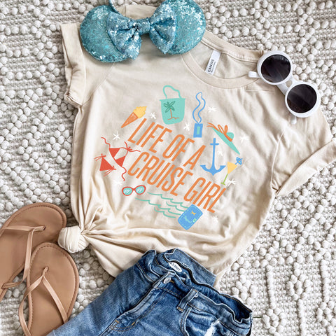 Life of a Cruise Girl T-Shirt Disney Cruise Swiftie Disney Girl T-Shirt