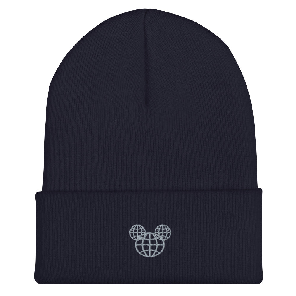 Hidden Mickey Epcot beanie winter hat Disney Cuffed Beanie  display picture 2