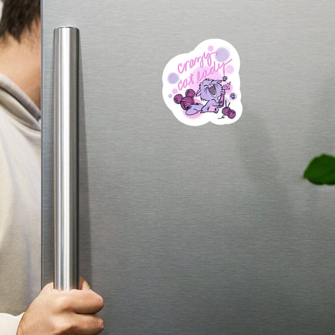Crazy Cat Lady Magnet Disney Villains Magnet Yzma Cat Lady Disney Magnet