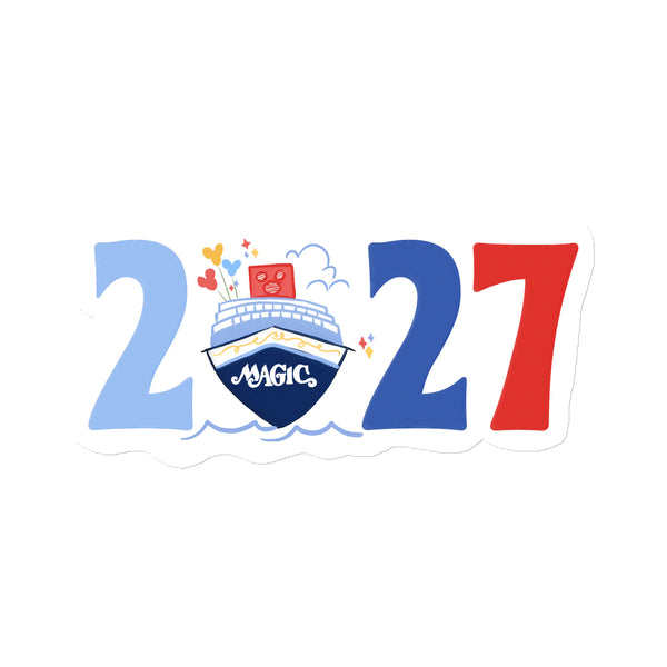 2027 Disney Cruise Magnet for DCL Stateroom Door Fish Extender Cruise Magnet Every Disney Ship