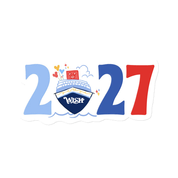 2027 Disney Cruise Magnet for DCL Stateroom Door Fish Extender Cruise Magnet Every Disney Ship