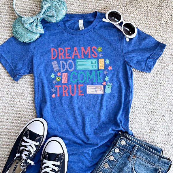 Monsters Inc T-Shirt Disney Sully and Mike Dreams Do Come True Monstropolis T-Shirt