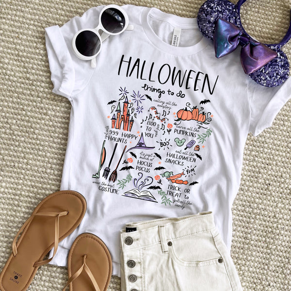 Mickey's Halloween Party T-Shirt To Do List Pumpkins, Hocus Pocus, Trick or Treat MNSSHP T-Shirt