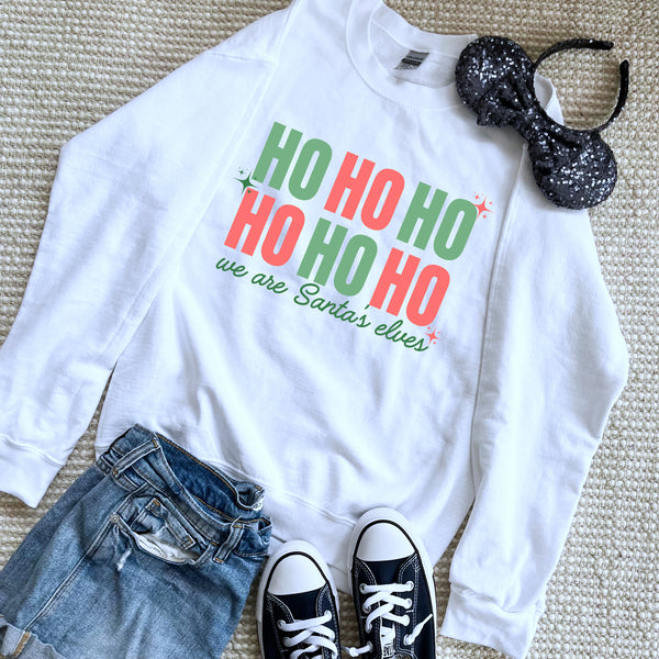 Rudolph Christmas Sweater Vintage Holiday Movie Red Nose Reindeer Ho Ho Ho Song  Unisex Sweatshirt