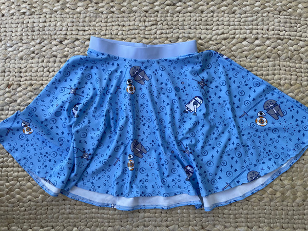 Star Wars Droid Skirt - READY TO SHIP-Blue- Medium