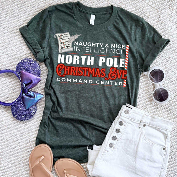 Naughty and Nice Intelligence T-shirt Disney Christmas Prep and Landing T-Shirt