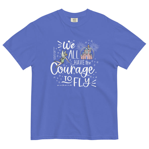 Magic Kingdom Comfort Colors Fireworks T-shirt Happily Ever After Disney Castle Tinkerbell Fireworks Men’s garment-dyed heavyweight t-shirt