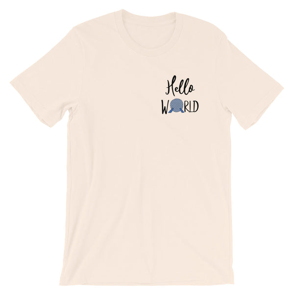 Epcot World Showcase T-Shirt-READY TO SHIP-Soft Cream-MEDIUM