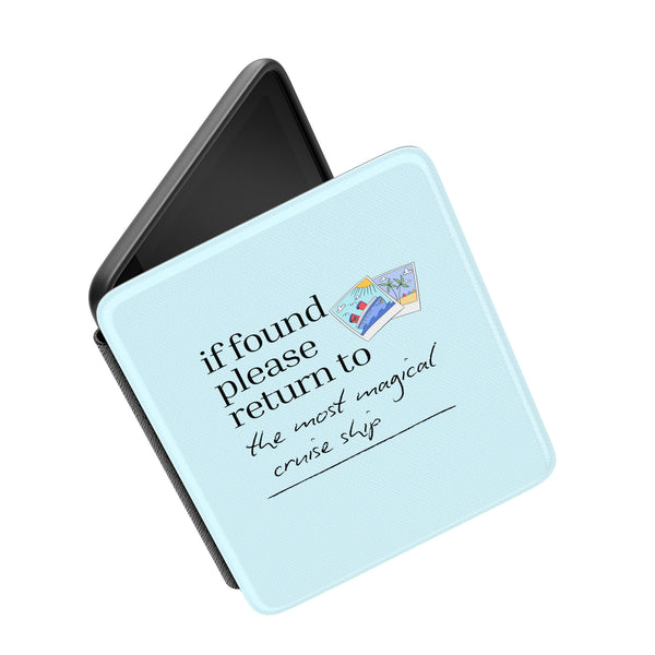 Disney Cruise Kindle Case If Found, Please Return to the Most Magical Cruise Ship Disney Kindle Case- Multiple Sizes