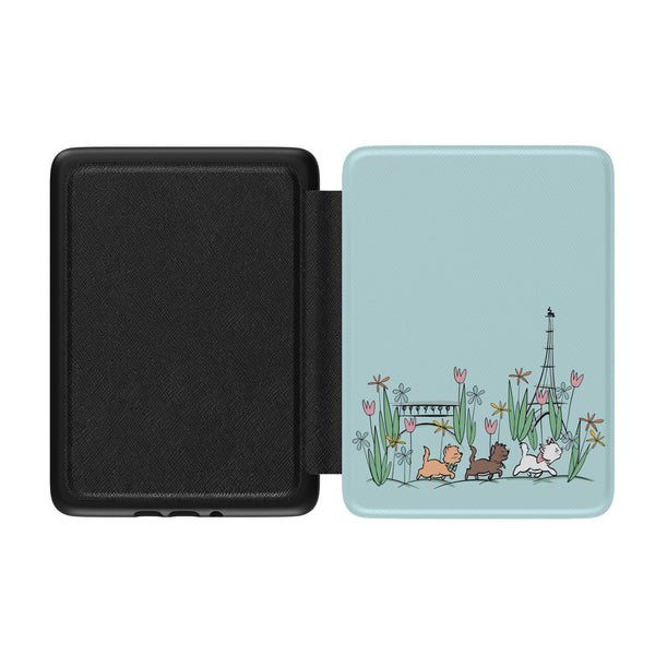 Aristocats Kindle Case Cat Lover Floral Paris E-Reader Cover Disney Kindle Case - Multiple Sizes