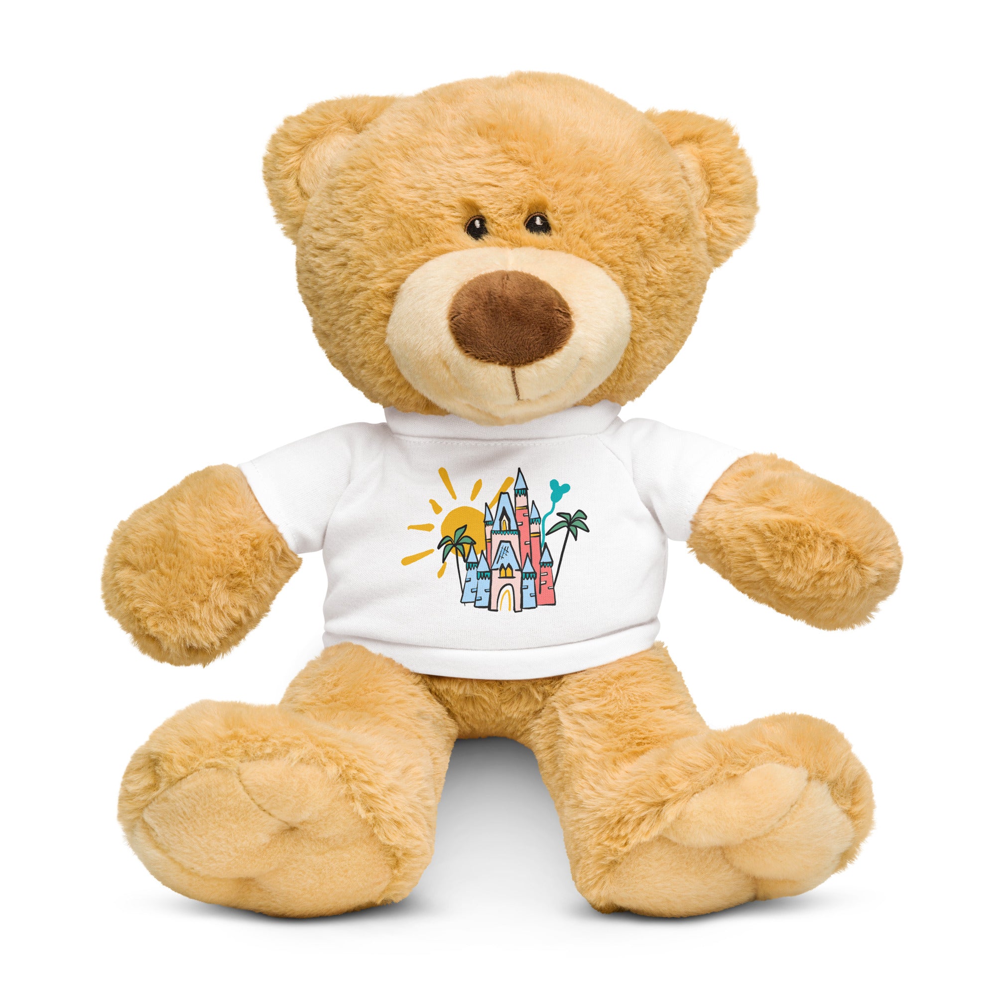 Disney World Castle Teddy Bear with T-Shirt