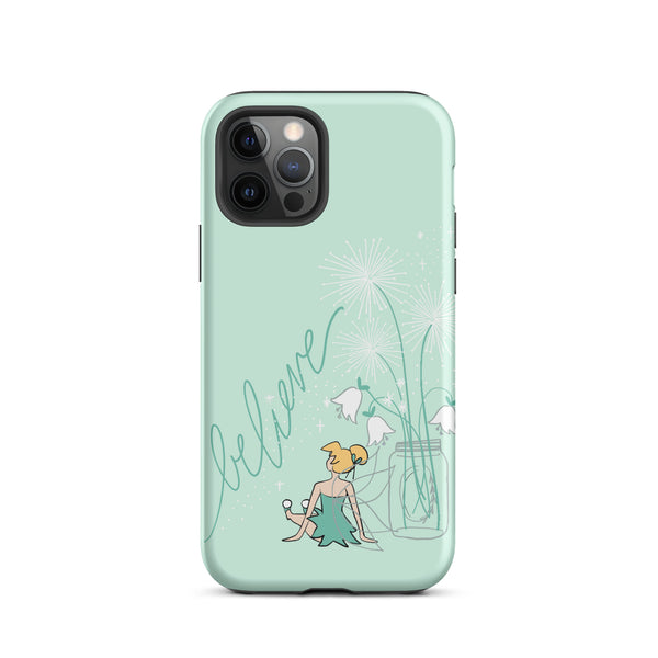 Tinkerbell iPhone Case Matte Mint Tink Believe 12 Pro - READY TO SHIP